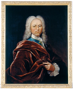 Lubbert Adolph baron Torck (1687-1758), de bekendste kasteelheer van Wageningen. 
