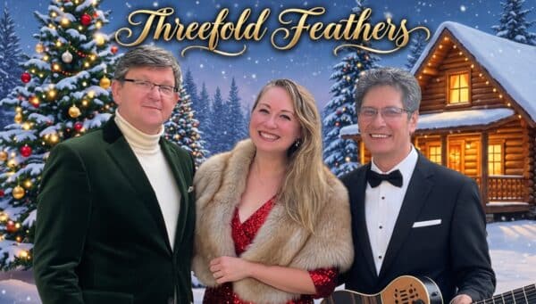 Threefour feathers